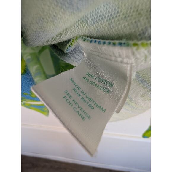 Lilly Pulitzer Skipper Popover Sweatshirt Floral Roar of the Jungle Size XS - Picture 9 of 12